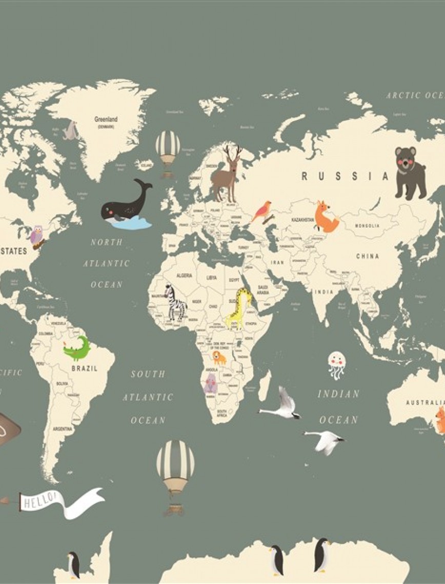 POSTER | Çocuk Harita 1009-31