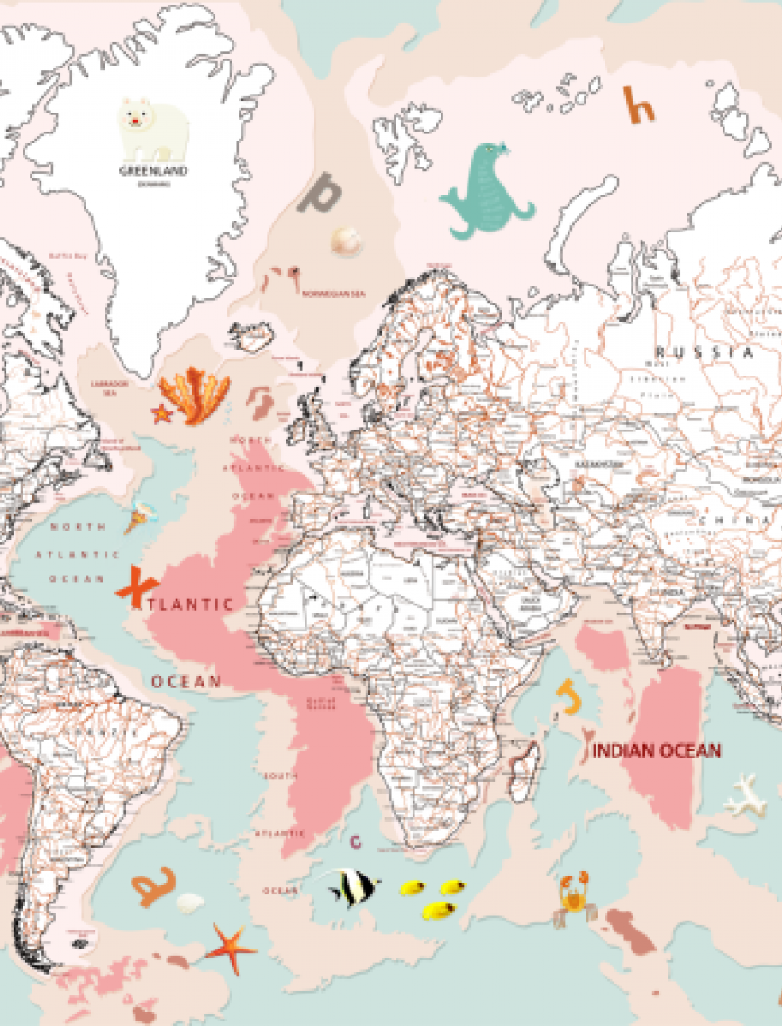 POSTER | Çocuk Harita 1009-41